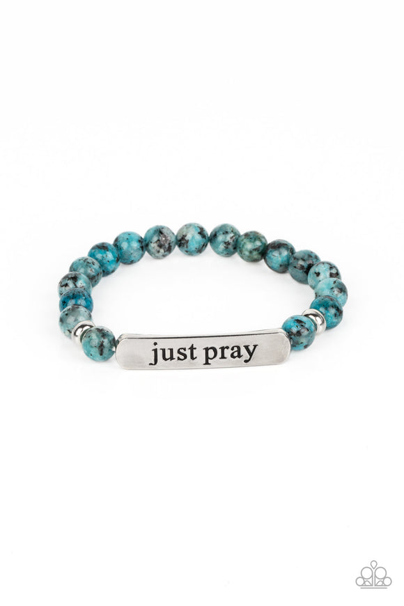 Just Pray blue